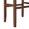 Alaterre Furniture Madison Backless Bar Height Stool True Walnut Finish with Cognac PU AVMA2220 - alternate 3